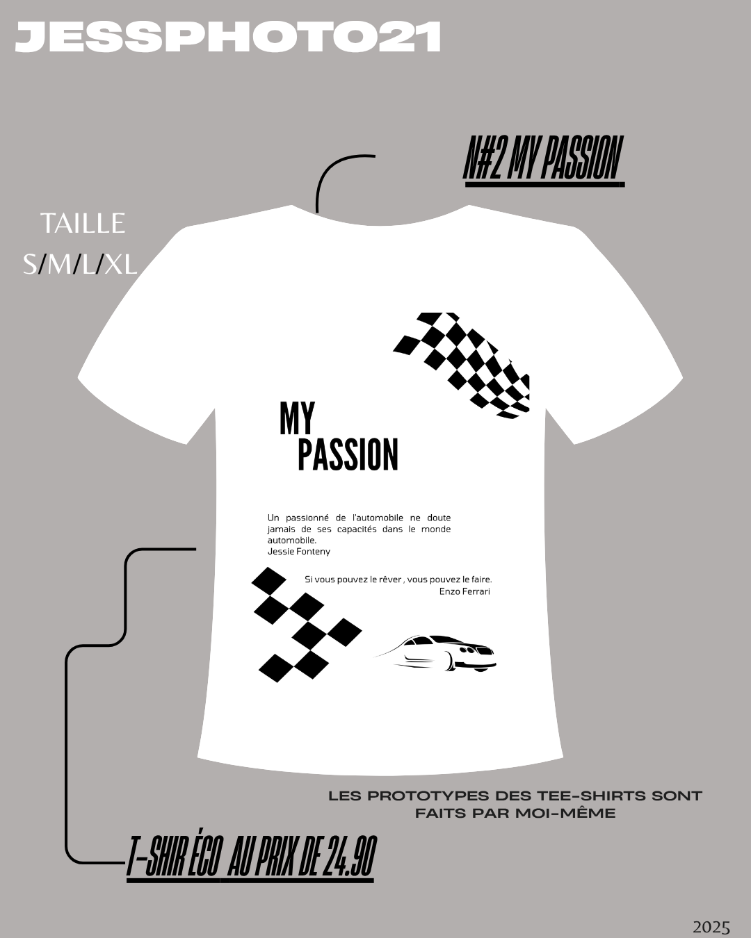T-shirt MY PASSION