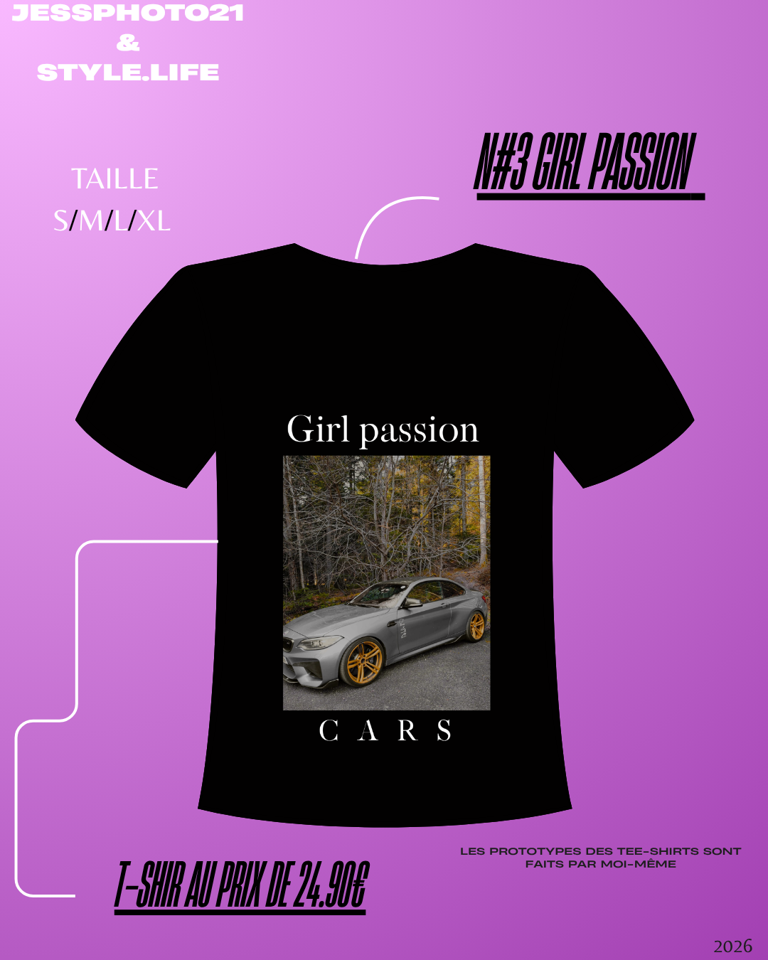 T-shirt GIRL PASSION