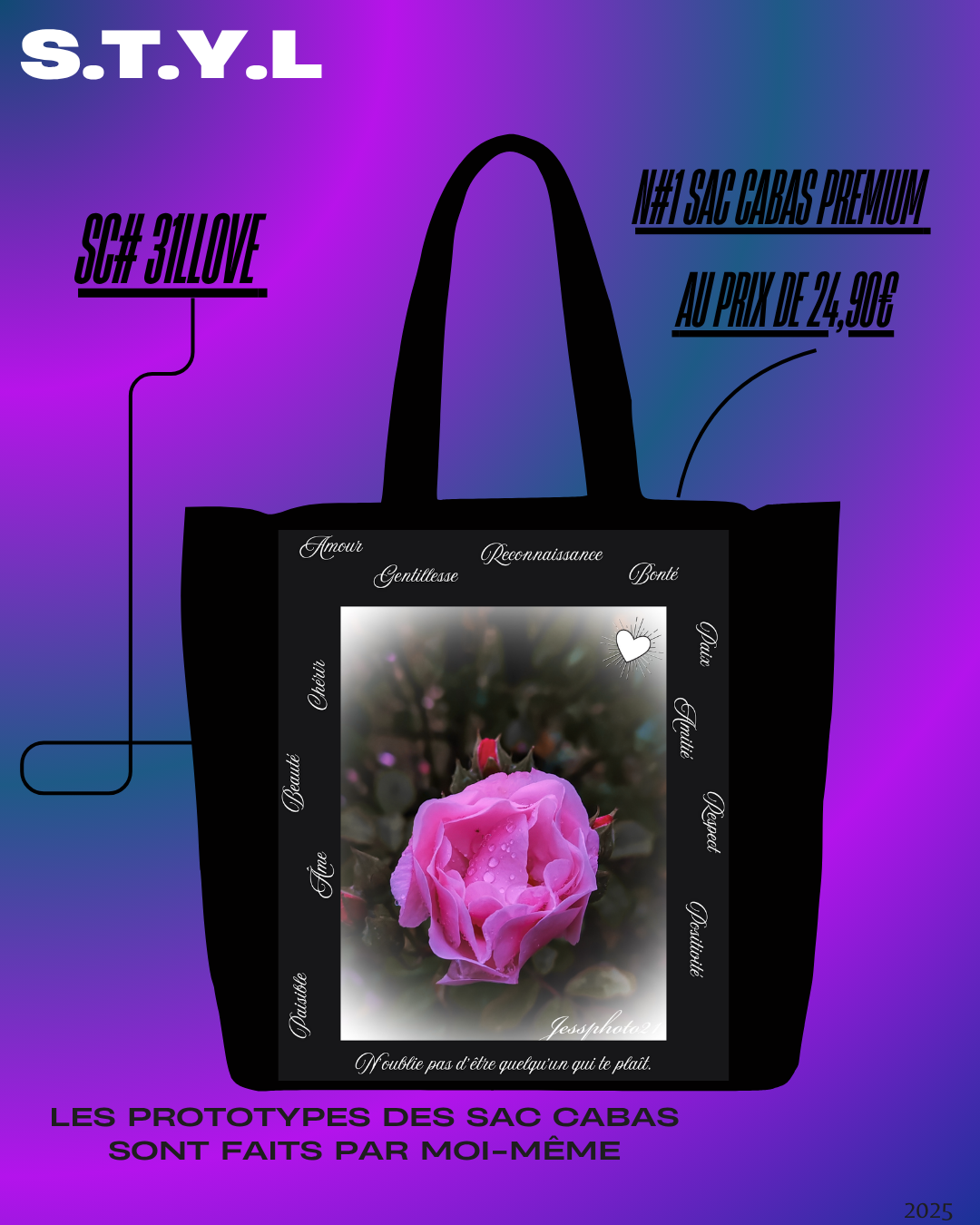 Sac CABAS LOVE
