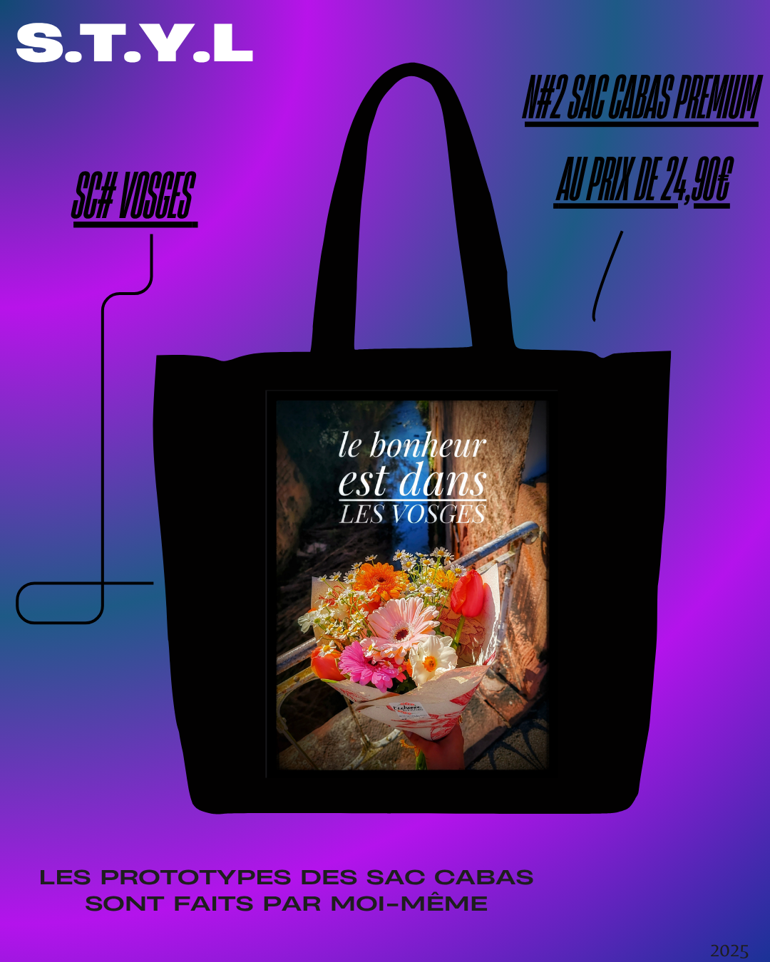 SAC CABAS VOSGES