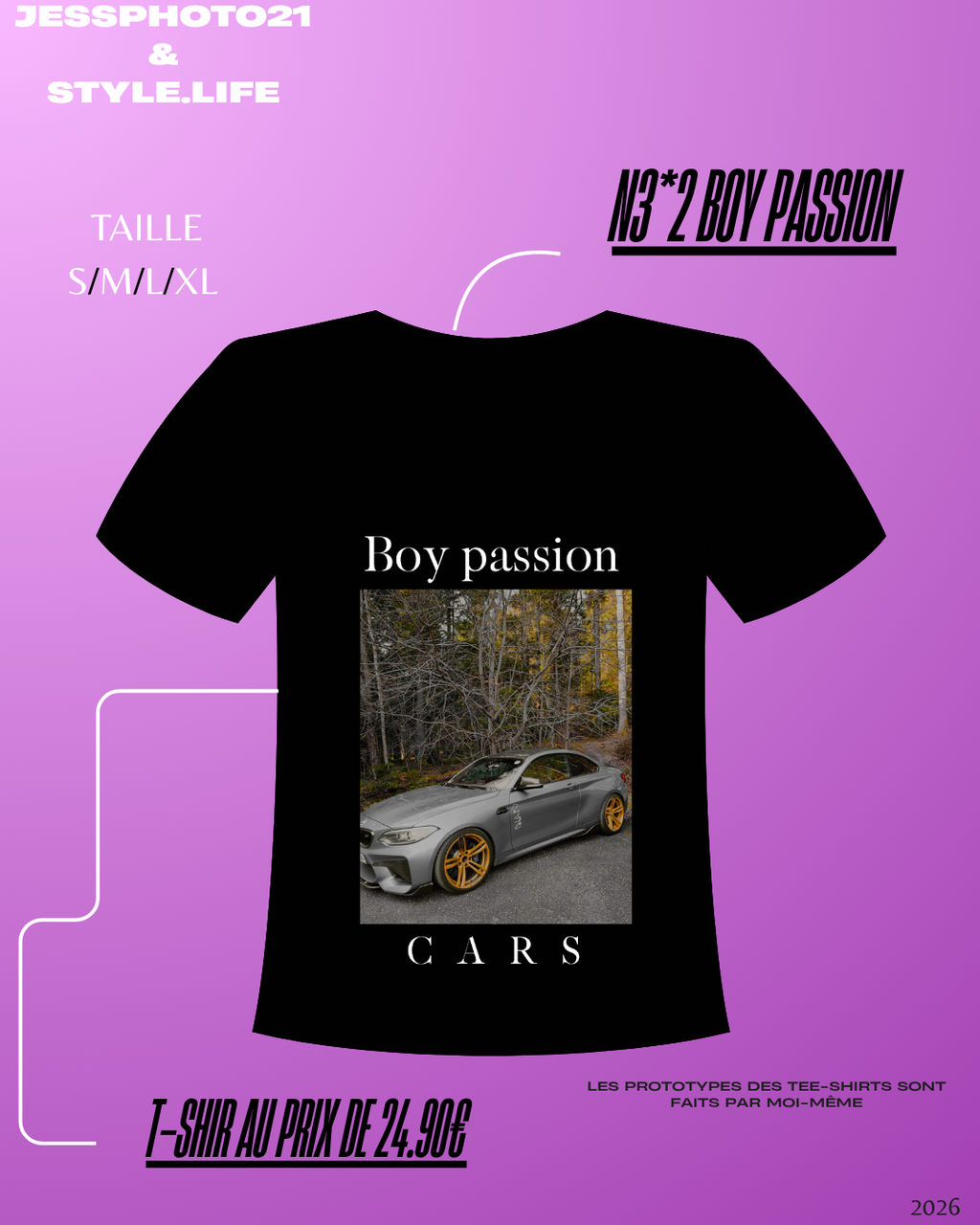 T-shirt BOY PASSION