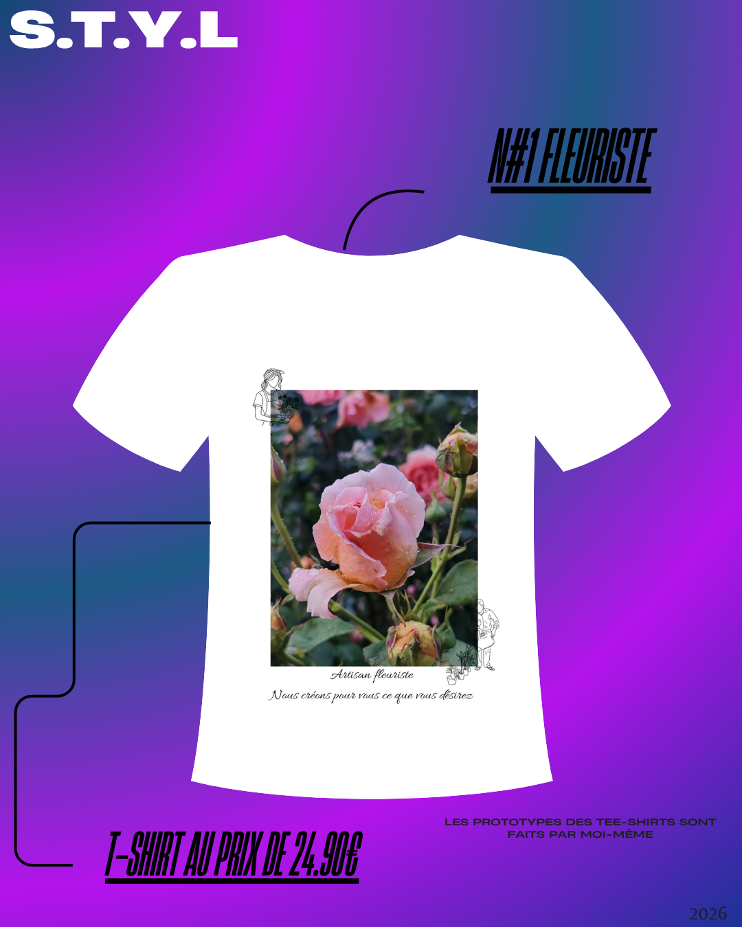 Floristen-T-Shirt