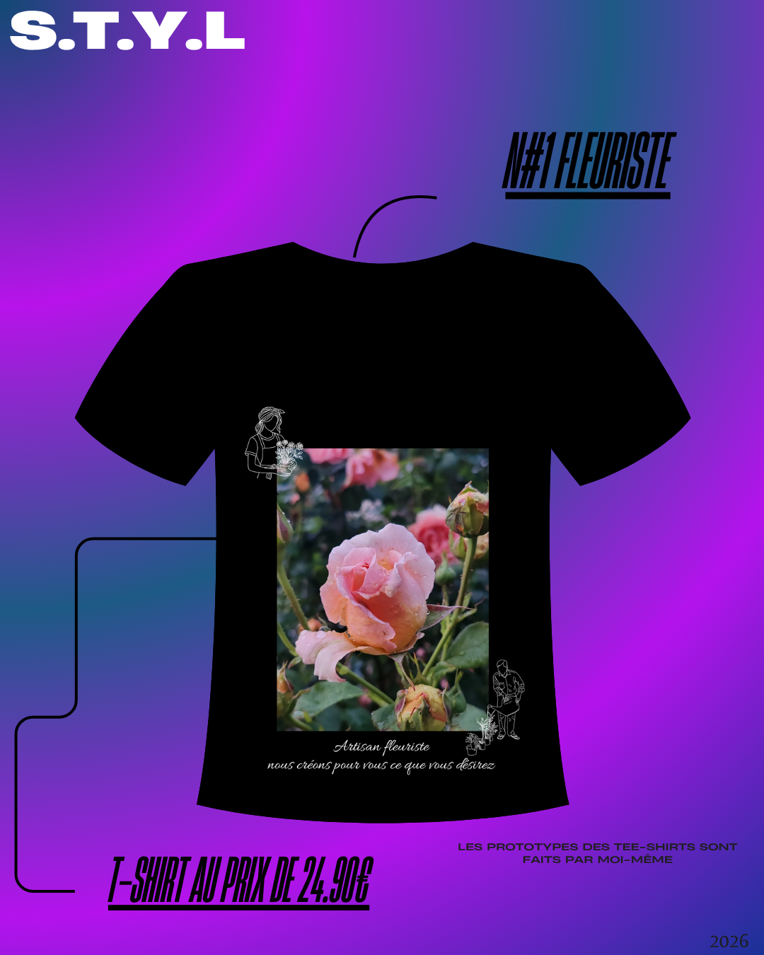 Floristen-T-Shirt