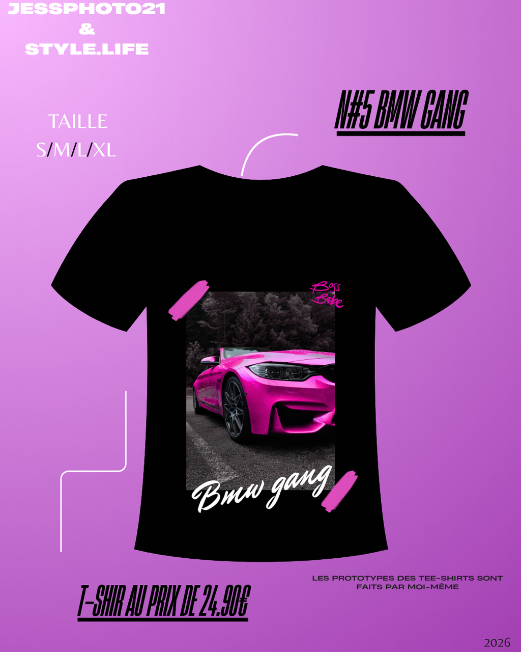 T-shirt BMW GANG