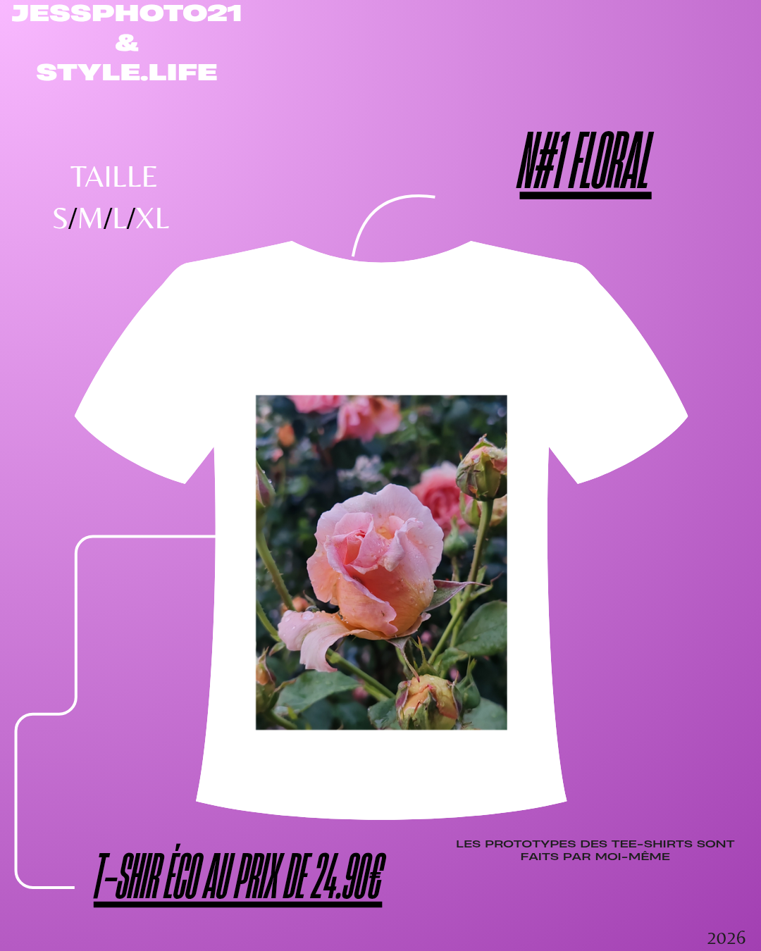 Tee shirt #5 Floral
