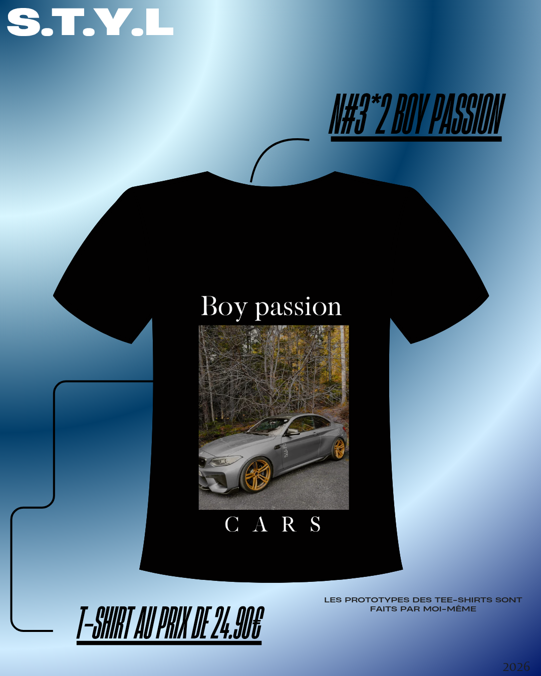 T-shirt BOY PASSION