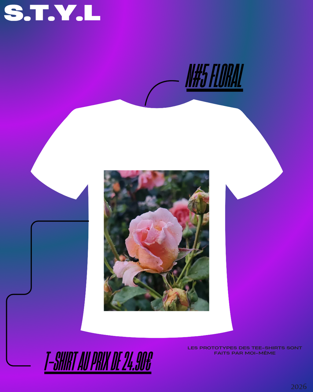 T-Shirt #5 Floral