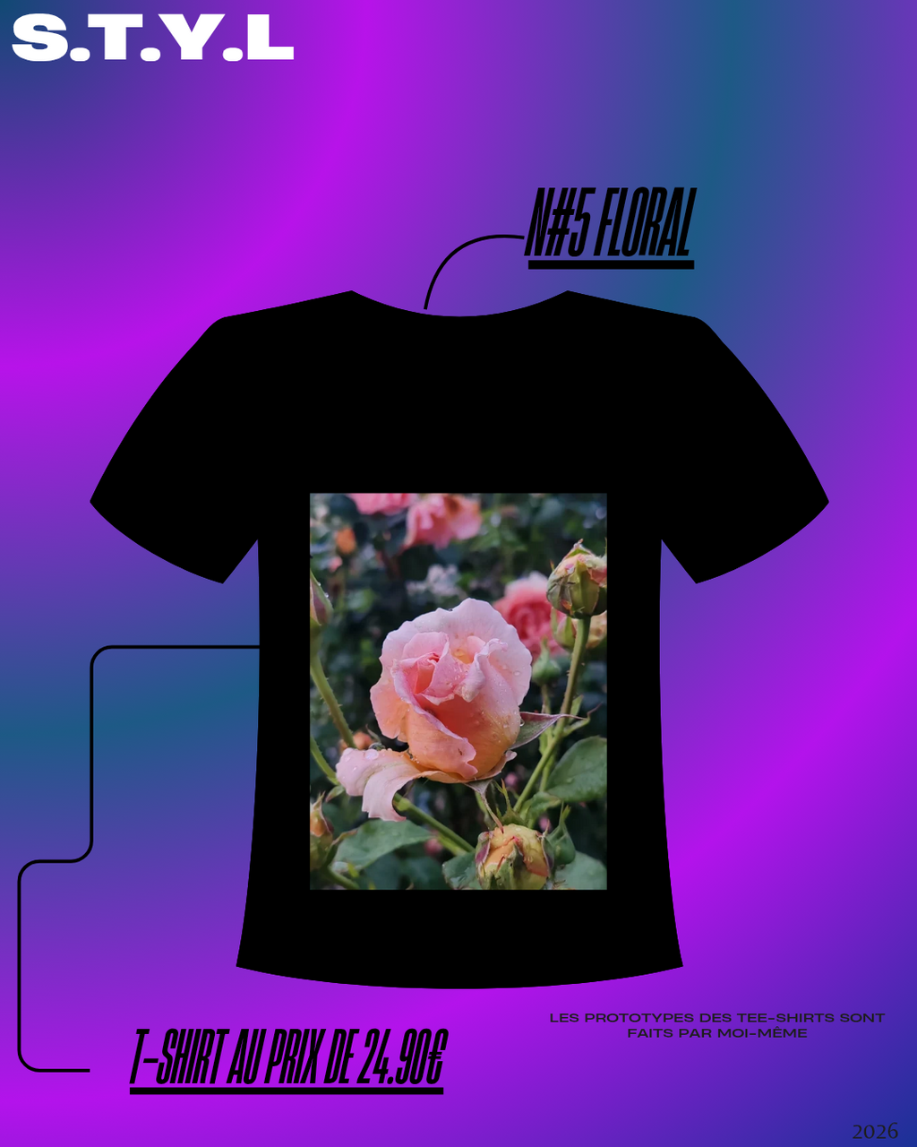 T-Shirt #5 Floral