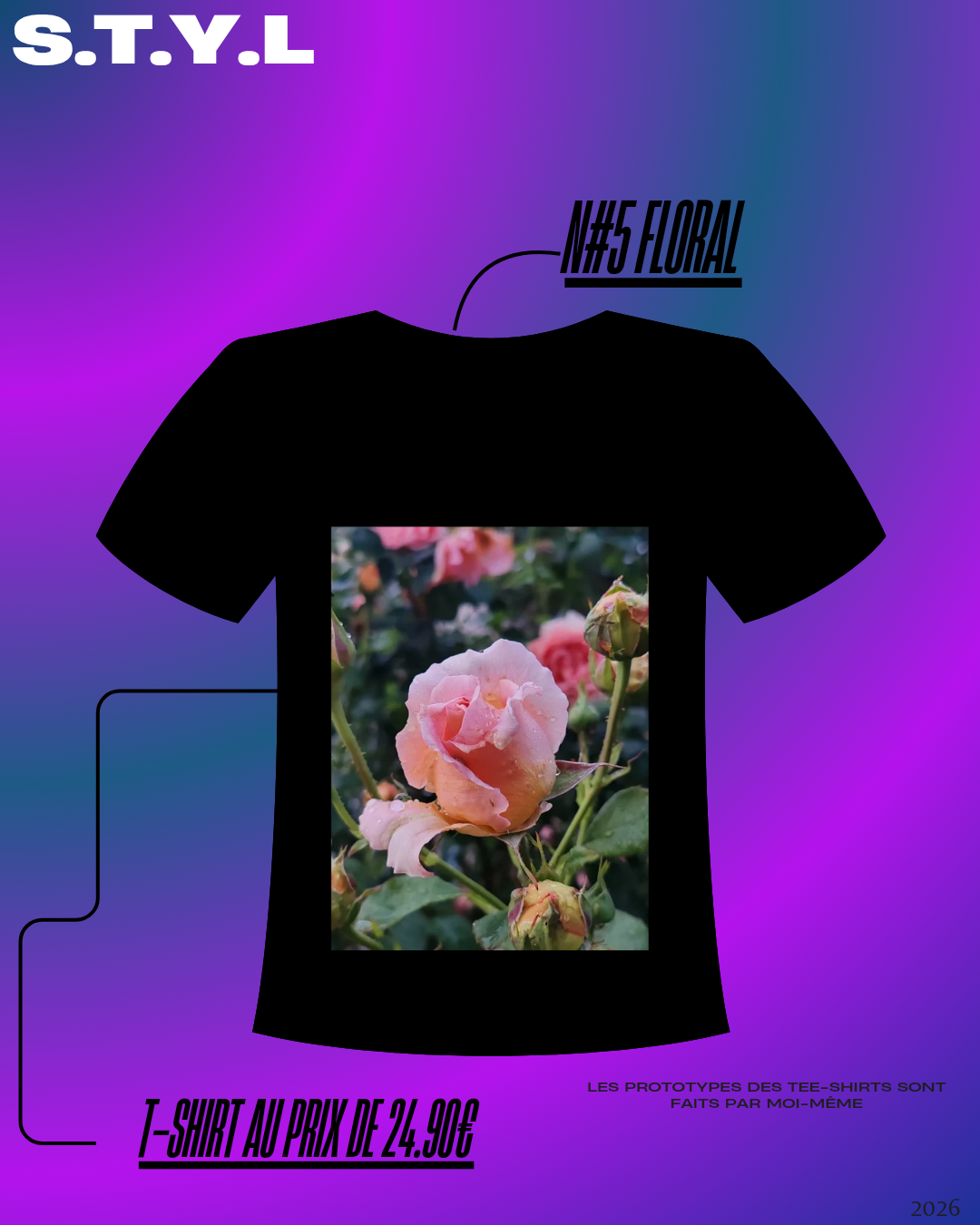 T-Shirt #5 Floral