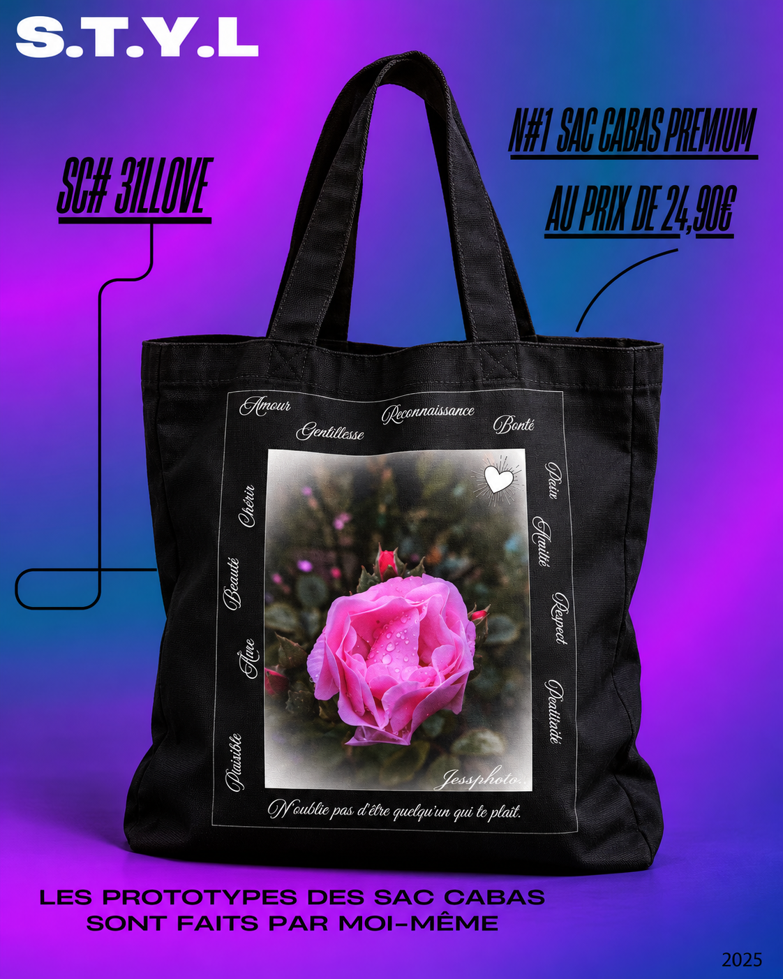 Sac CABAS LOVE